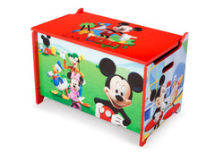 Delta Children Mickey Mouse Wooden Toy Box, Left Angle a2a