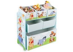 Delta Children Winnie The Pooh Wooden Toy Organizer, Left View a1a