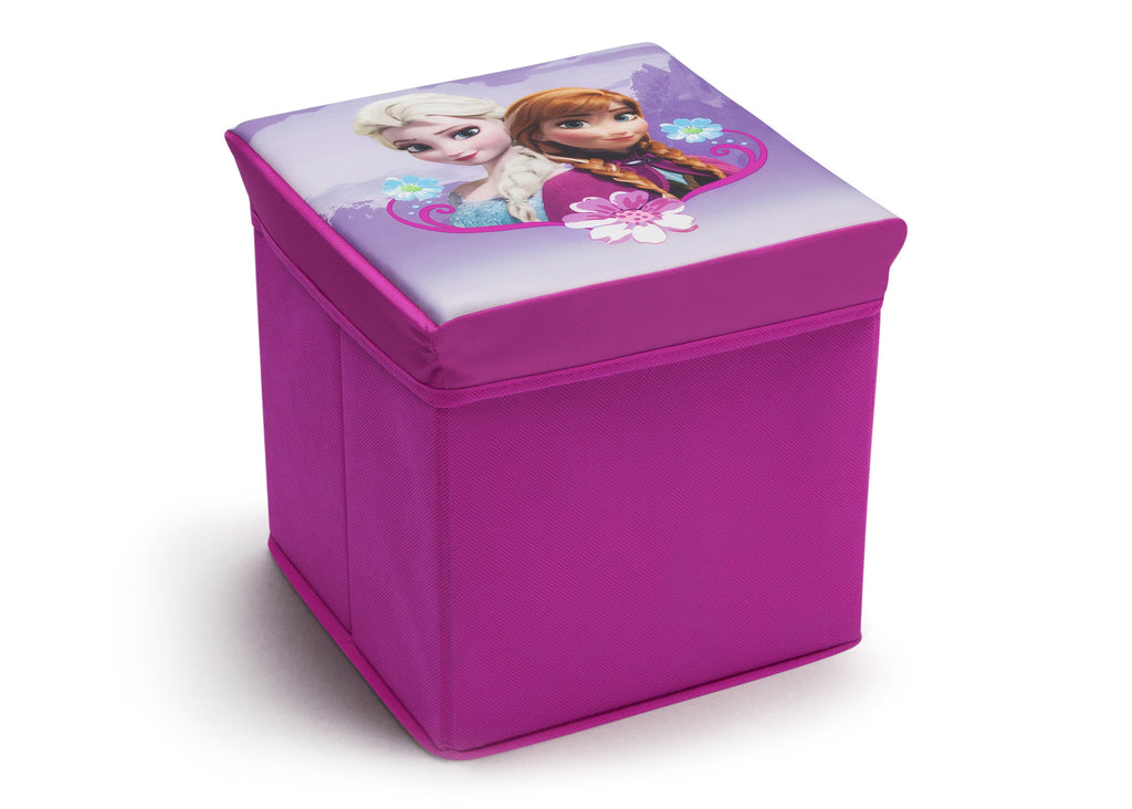 Delta Children Frozen Collapsible Storage Ottoman, Right View Style 1 a1a
