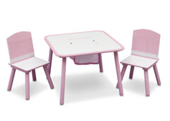 Delta Children Generic Pink / White Table and Chair Set Right View b1b