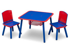 Delta Children Generic Blue / Red Table and Chair Set Left View a2a